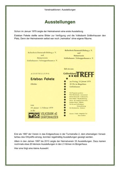 Austellungen - Esteban Feteke - 1979